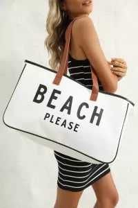 Beach Please – Canvas Tote