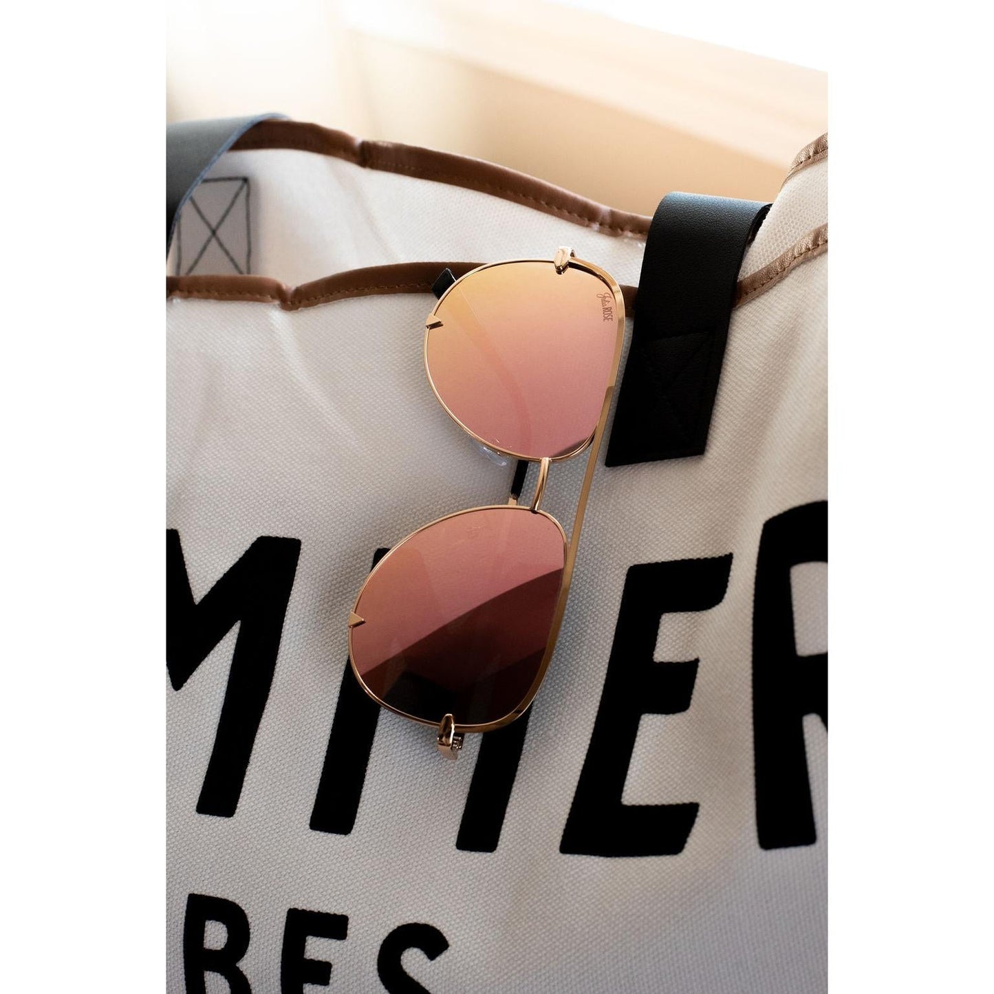 Fuscia/Gold Unisex Aviator Sunglasses – High Quality Finish
