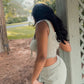 Garden Whispers Lace Trim Corset & Mini Skort Set – Sage