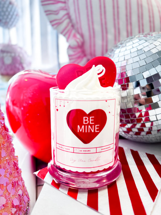 Be Mine Valentines Day Candle