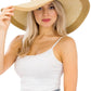 Sunset Shores Mixed Natural Wide Floppy Sun Hat
