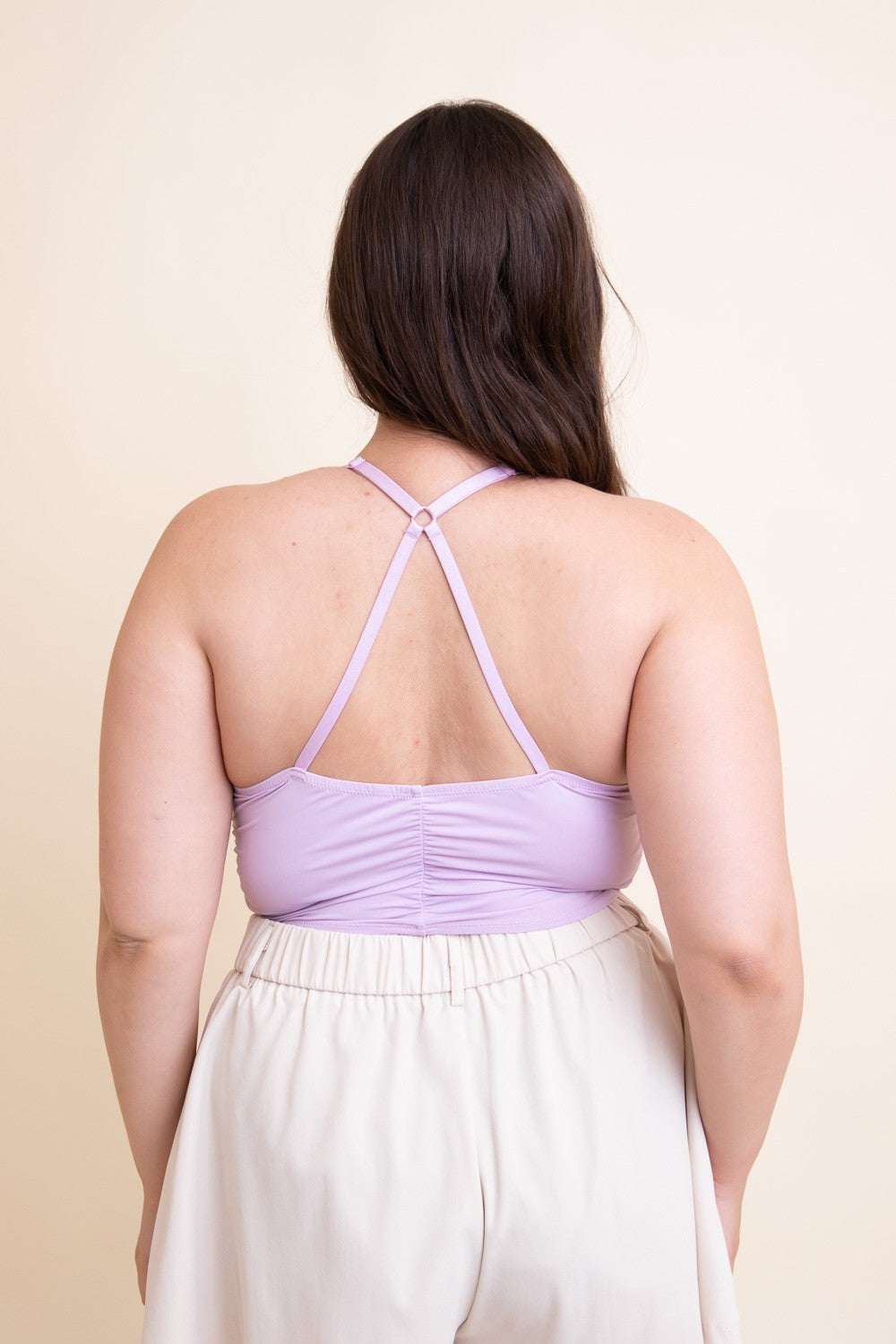 Plus-Size Ruched Bralette – Comfort, Style, and Support