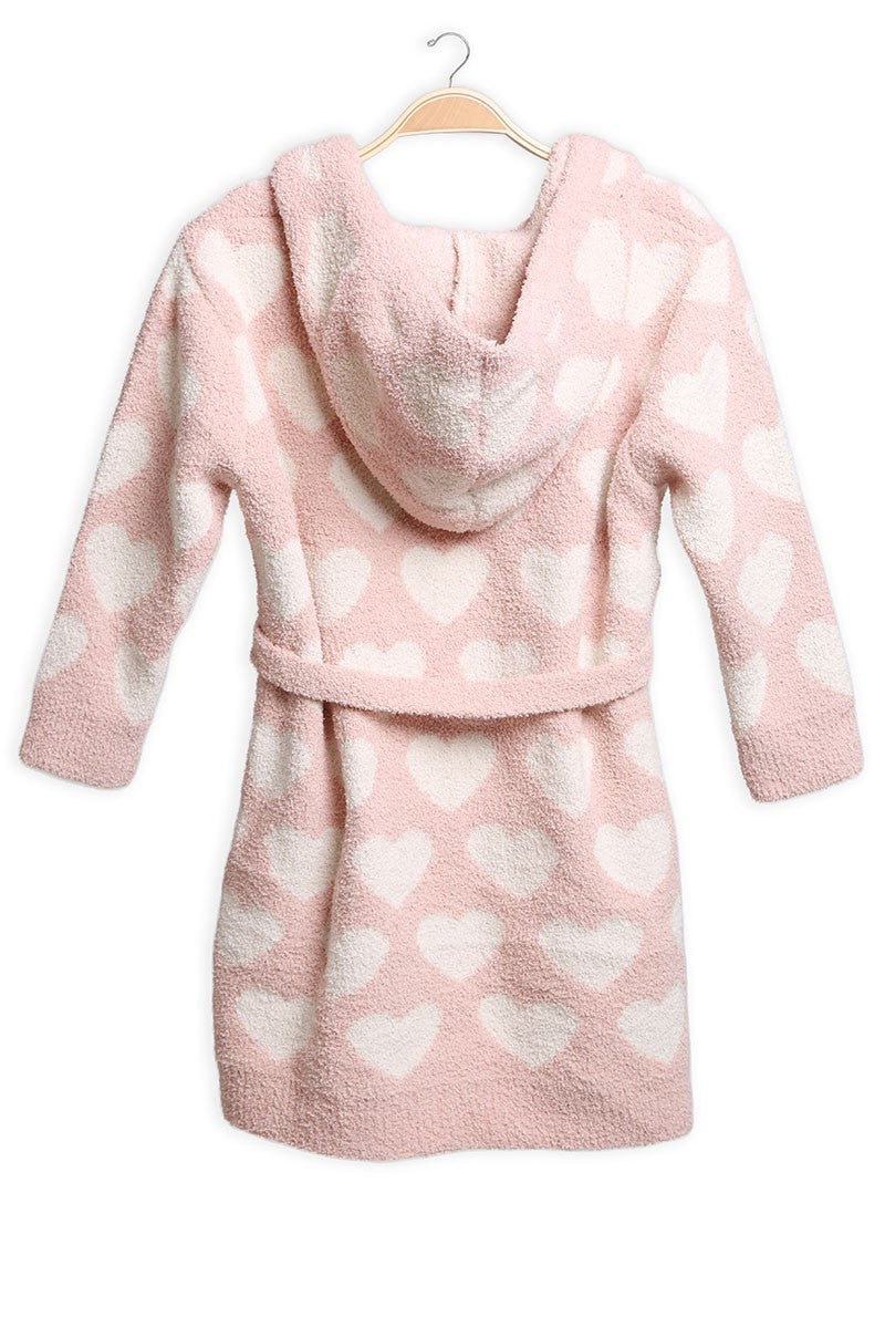 Kids Fluffy Hooded Robe