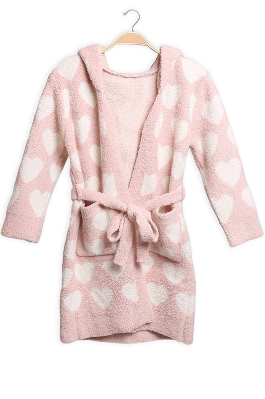 Kids Fluffy Hooded Robe