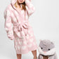 Kids Fluffy Hooded Robe