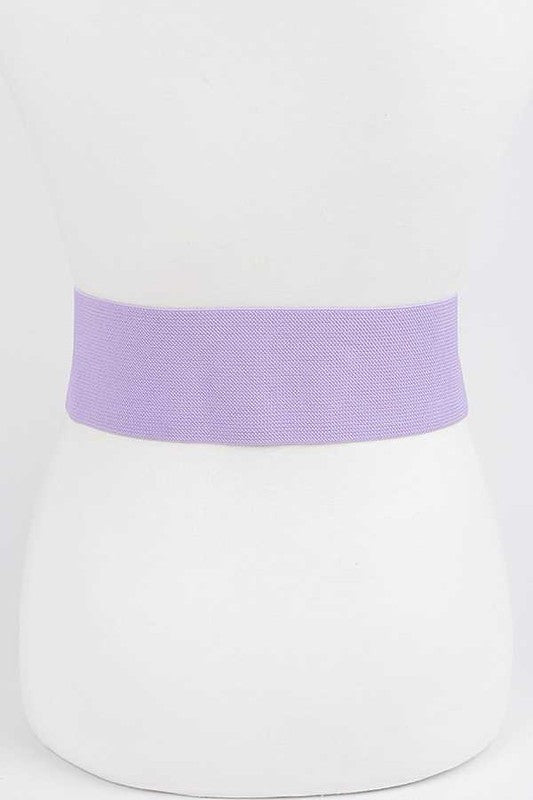 Lavender Oval Buckle Fashion Elastic Belt – Adjustable Fit, Sleek Design with Polyurethane & Metal Composition (Copy)