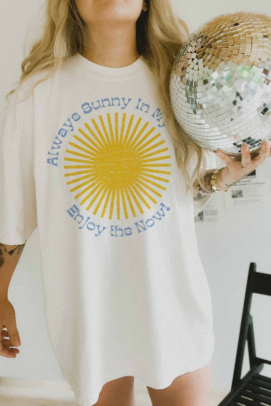 Always Sunny In My Mind Oversized Tee