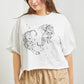 Tiger Graphic Cropped T-Shirt