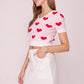 Blush Valentines Day Heart Sweetheart sweater knit top