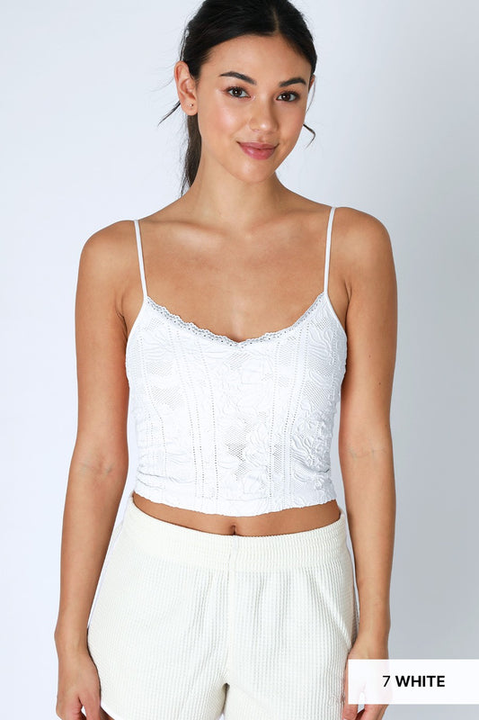 Double Lace Trim Cami – Elegant and Timeless