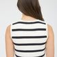 Vanilla Luxe Striped Sweater Vest