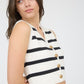 Vanilla Luxe Striped Sweater Vest