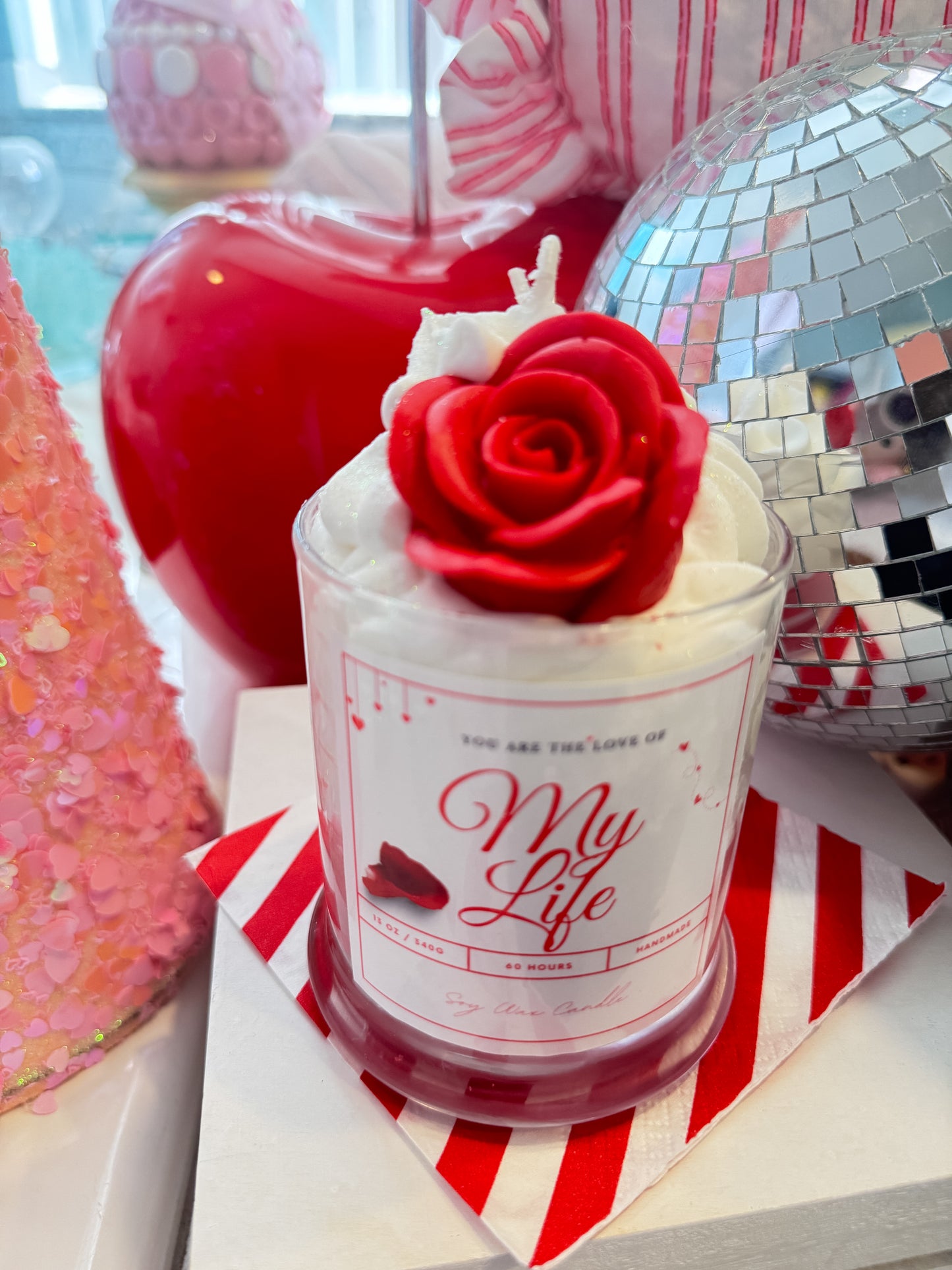 You Are The Love Of My Life Valentines Day Candles