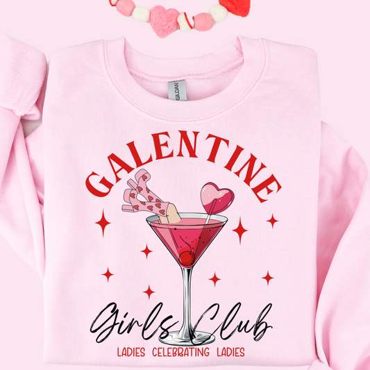 Galentines Day Club Crewneck