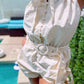 Gathered Ribbon Romper – Tied with a Touch of Summer