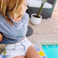 Smoky Sugar Graphic Puff Sleeve Crop Top