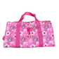 DISCO BARBIE PRINTED DUFFLE BAG WITH STRAP.