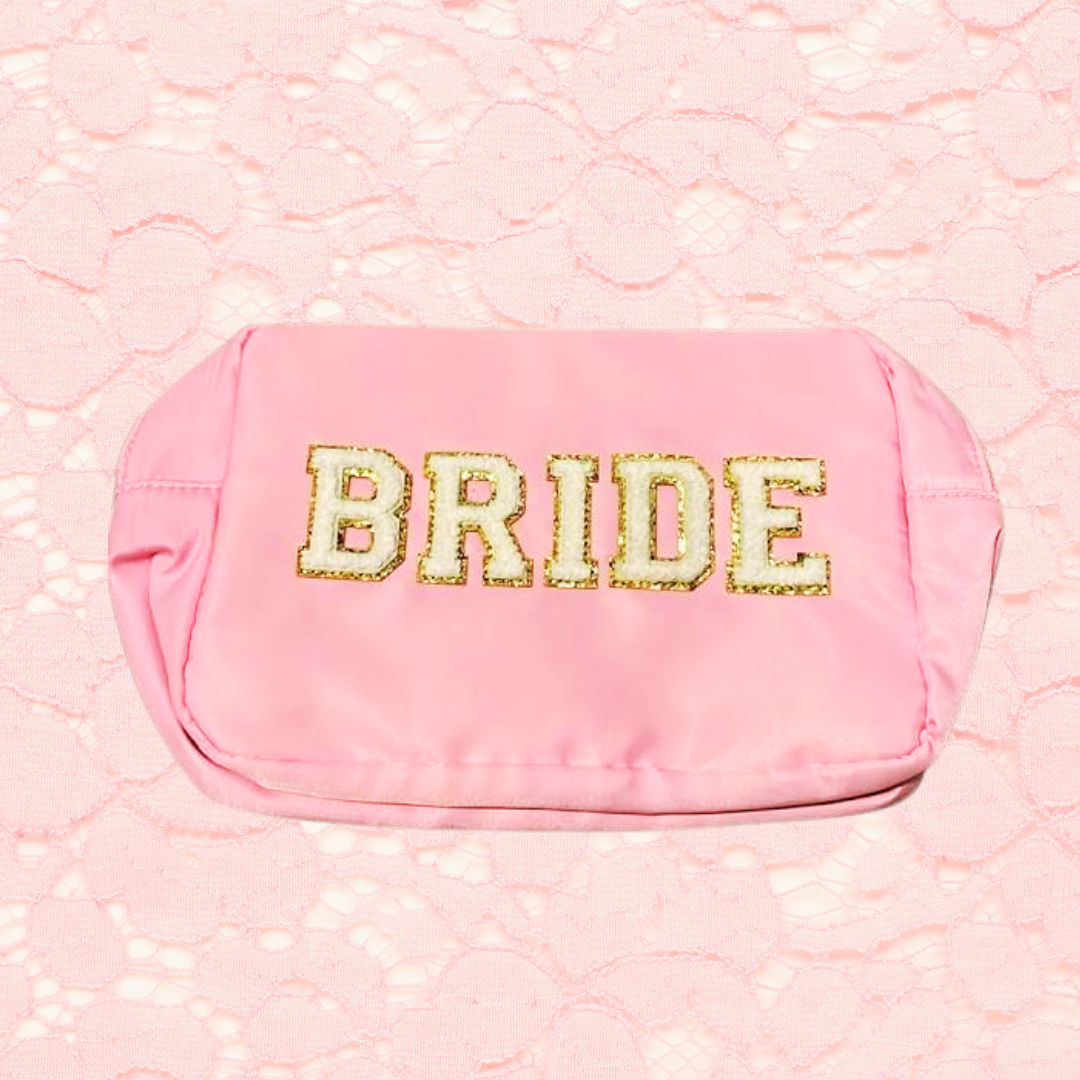 Bride Preppy Patches Cosmetic Bag