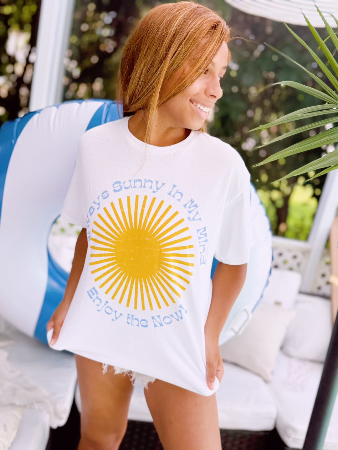 Always Sunny In My Mind Oversized Tee