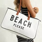 Beach Please – Canvas Tote