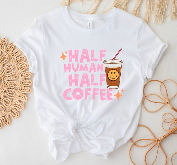 Half human half coffee T-shirt