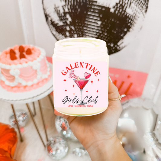 Galentine Girl Club 9oz Candle