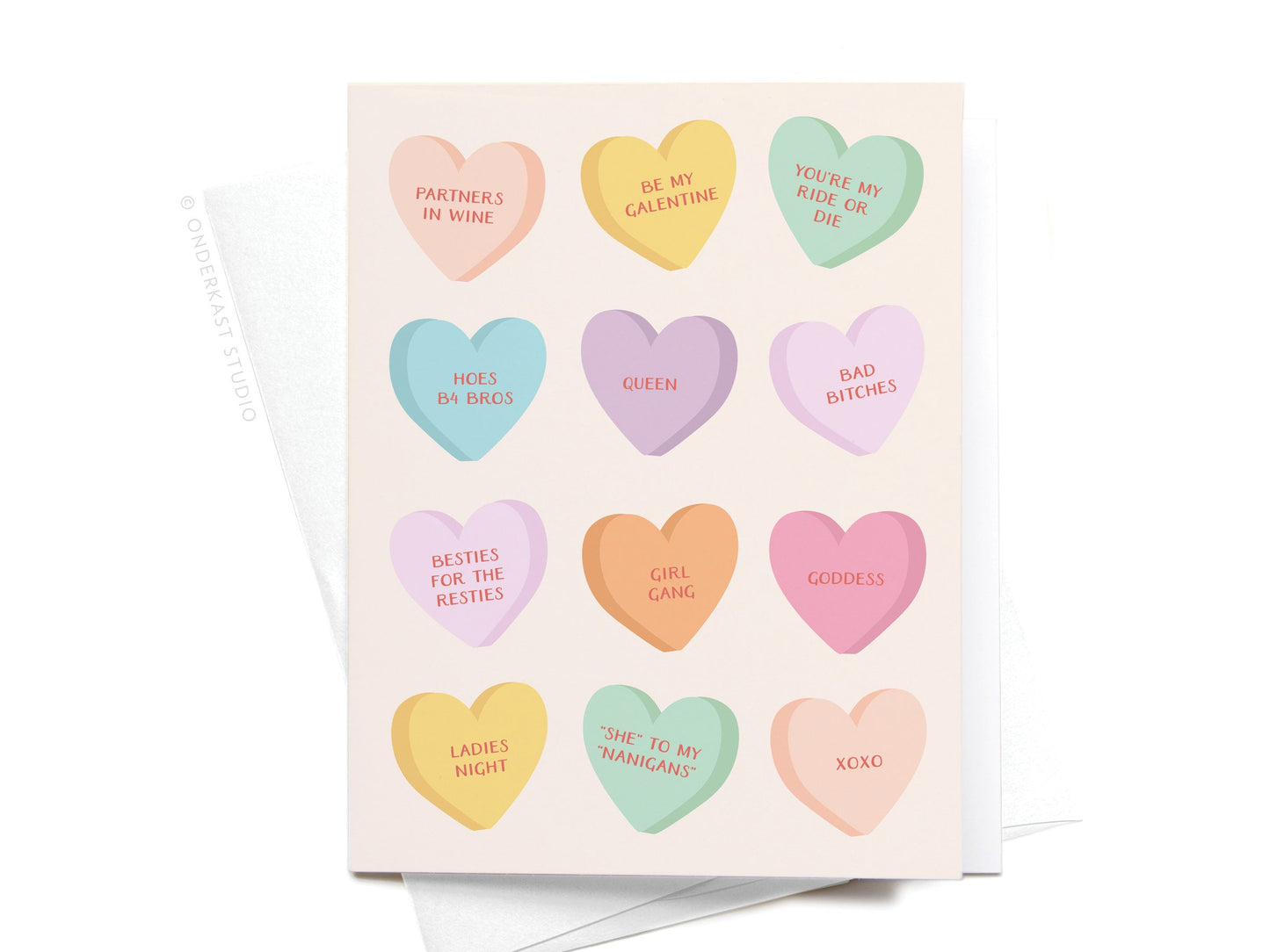 Galentine’s Candy Hearts Greeting Card