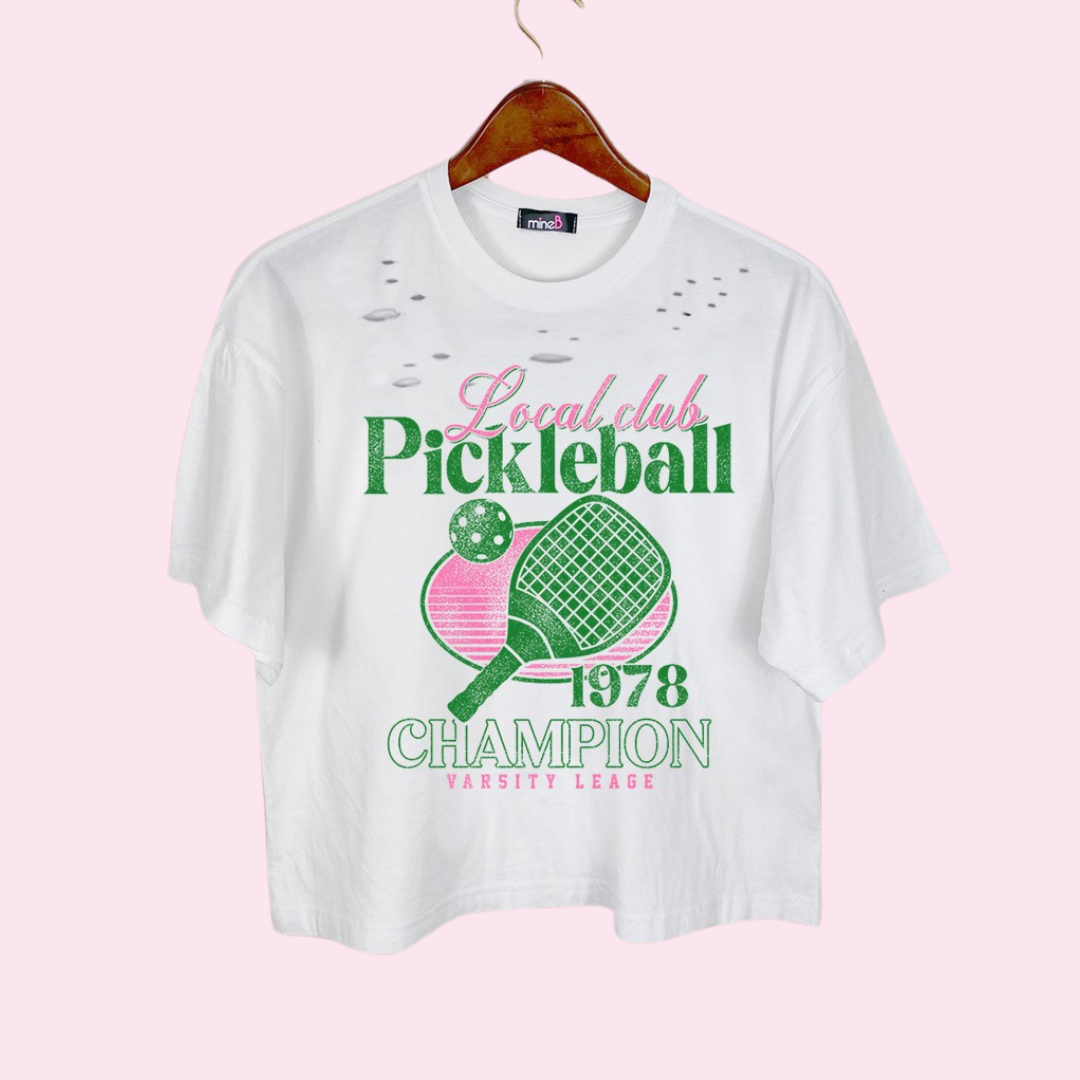 Die Cut Club Pickleball Crop Top