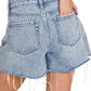 Distressed Hem Denim Shorts – Casual, Trendy, and Effortlessly Cool